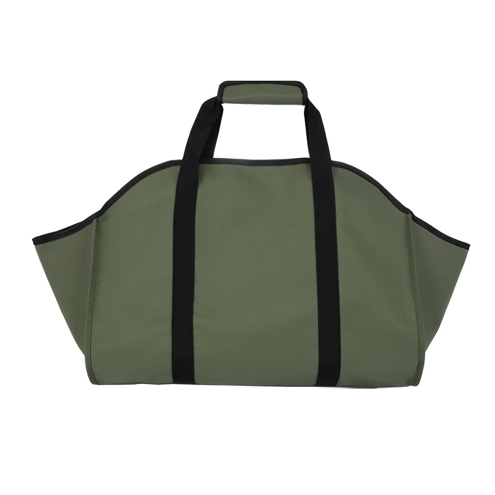 Heavy-Duty Firewood Carrier Bag - Large Capacity Log Transporter With Sturdy Handles For Wood(Green)