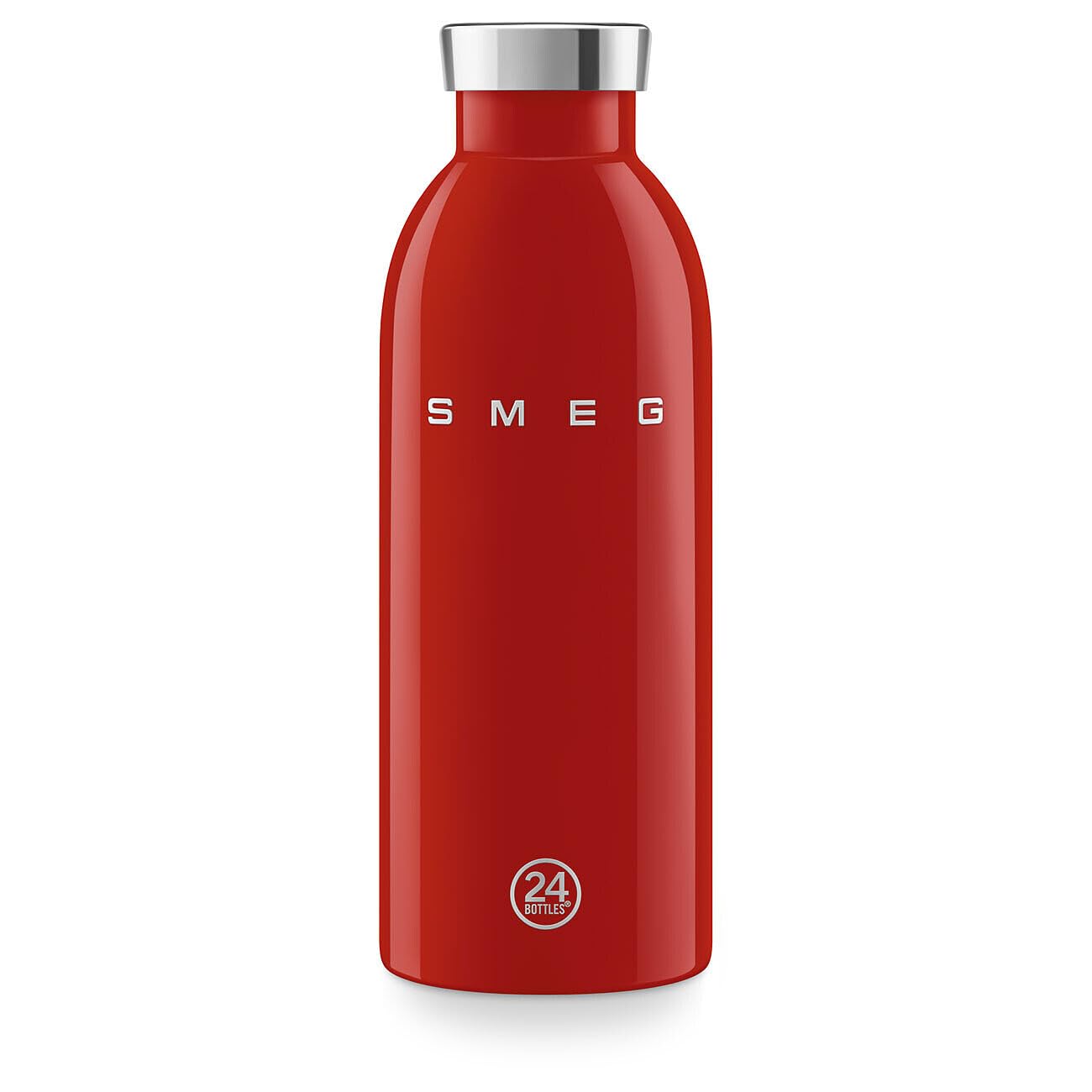 Smeg 24Bottles Stainless Steel Bottle 500Ml In Red