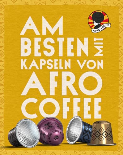 Afro Coffee Kahawa Premium Kaffeemaschine Espresso Black – kompakte Kapselmaschine mit 19 Bar Druck, Auto Power Off & herausnehmbarem Wassertank - 3