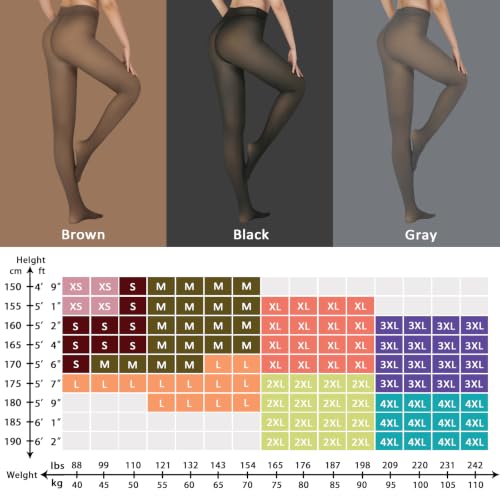 Image of Women's Fleece Lined Tights Thicken for Warmth