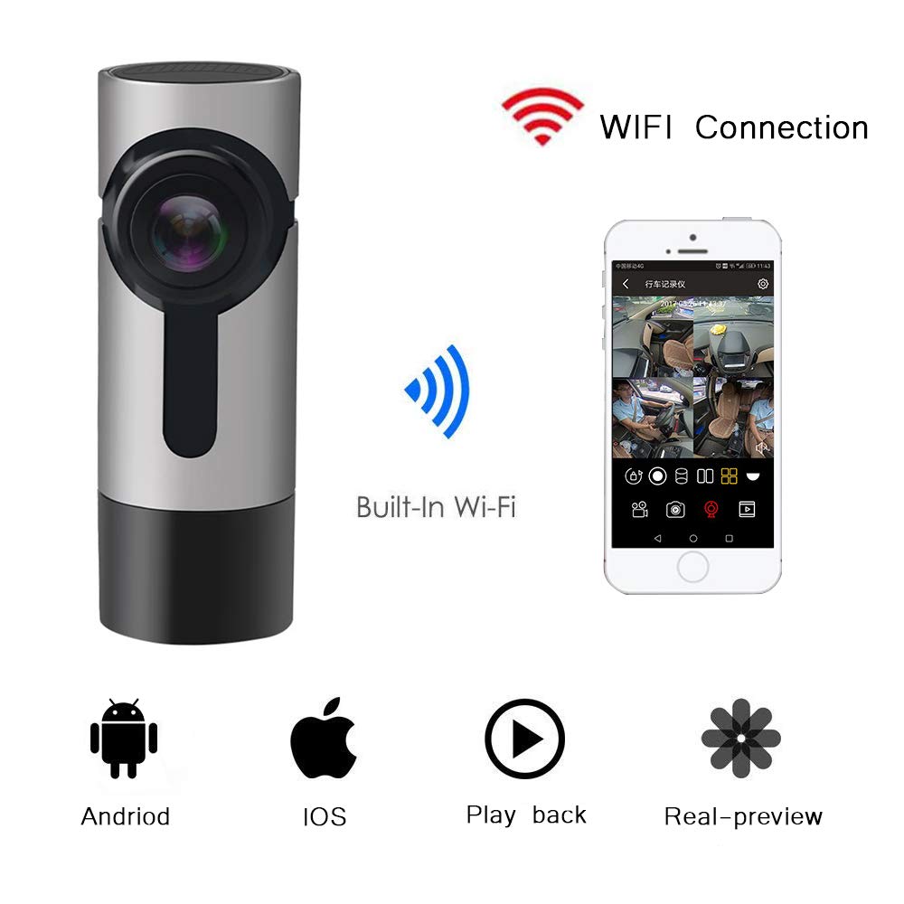Amazon.co.jp: Maiqiken ドライブレコーダーWIFIスマホ連携型フル