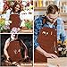 Heavy Duty Woodworking Apron for Men, Welding Apron with 6 Tool Pockets, Heat-Resistant Workshop Apron for Gardening, Carpenters, Blacksmiths, Grilling