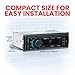 BOSS Audio Systems 625UAB Single DIN Car Stereo with Bluetooth - No CD DVD Player, AM/FM Radio Receiver, Aux Input, USB