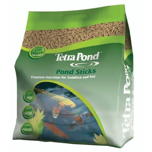 Tetra Pond Sticks, Koi Fish & Goldfish Food, Soft Sticks, Easy to Digest Floating Pond Fish Food, 6.61 pounds