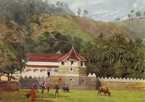 Tableaux Graffiti Art Mural Temple de Kandy Alexander Henry Hallam Murray 60x90