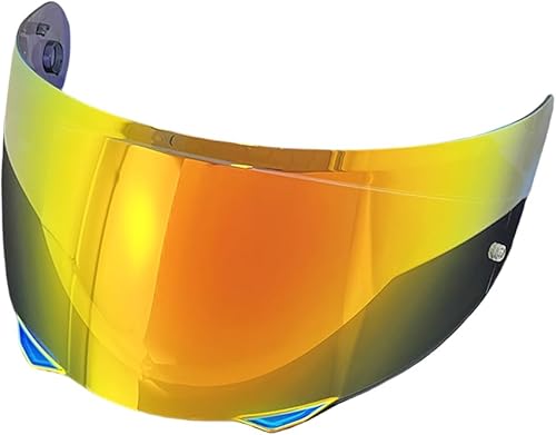 Visera de casco HJ-33 para HJC i90 Shield de repuesto con protección UV accesorios para casco (Revo rojo profundo solo useonly)