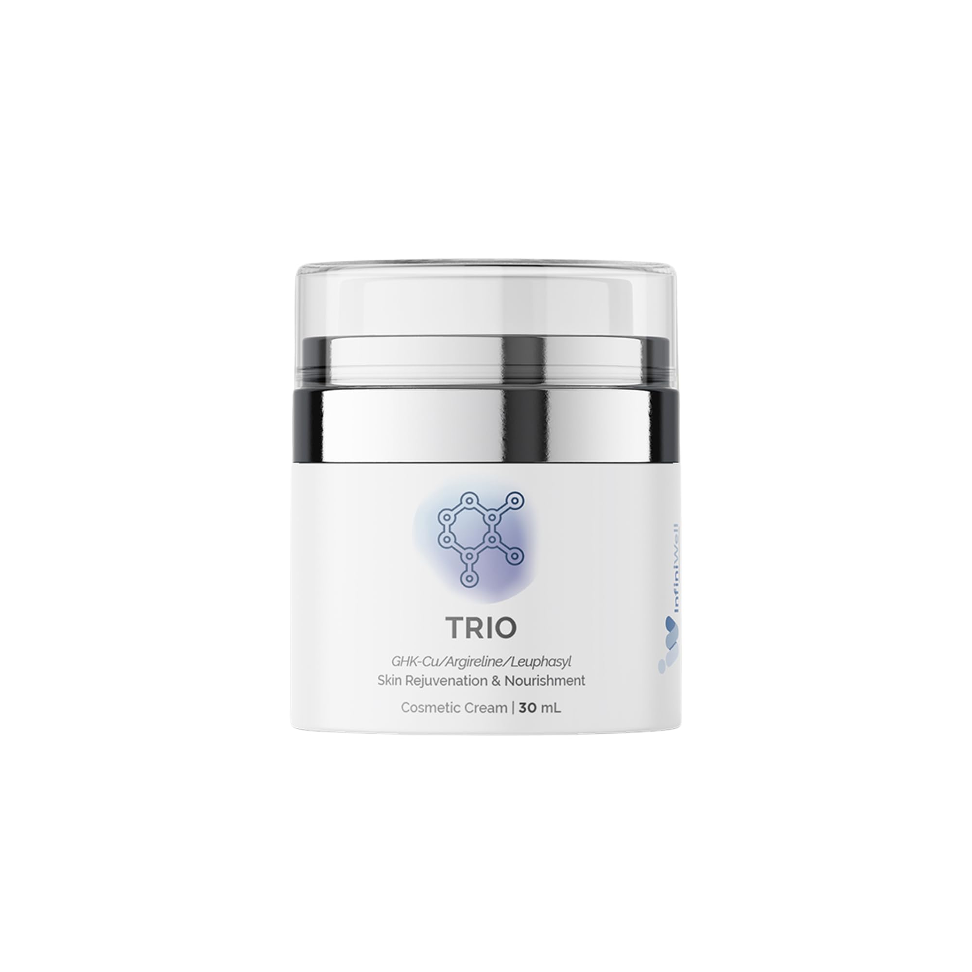 Trio - Regenerative Serum with ghk-cu for Skin Tightening and Smoothing, Wrinkle and Pore Reduction, and Rejuvenation - 1 fl oz/30ml