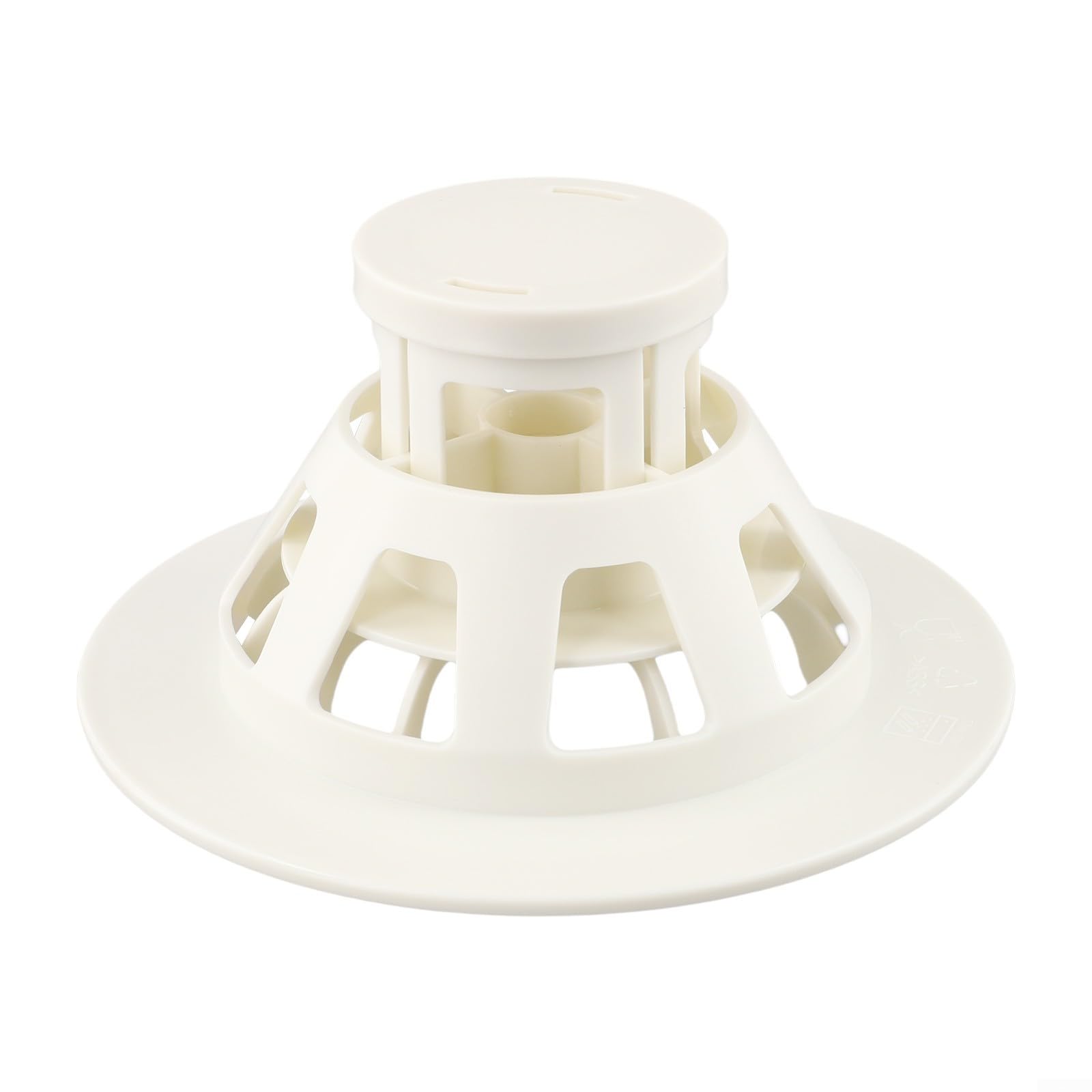 Baozi Maker - Macchina in plastica per panini fatti in casa, strumento da cucina a forma di fiore, dimensioni compatte 18 x 18 x 9 cm, facile da usare per principianti e K (bianco)
