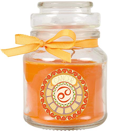 HS Candle Vela perfumada con signo del zodiaco en tarro de