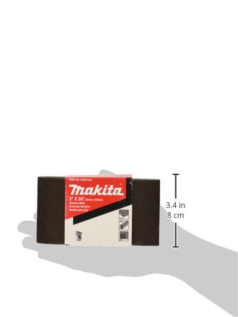Makita 742312-8C 3-calowy x 61 cm pas ścierny, ziarnistość 80 (10/szt.)