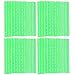 EVTSCAN Bicycle Spoke Reflector - 48pcs Bike Wheel Reflector Tube Cycling Warning Strips Mount Clips Bicycle Spoke Reflectors for Night Cycling Riding, Green