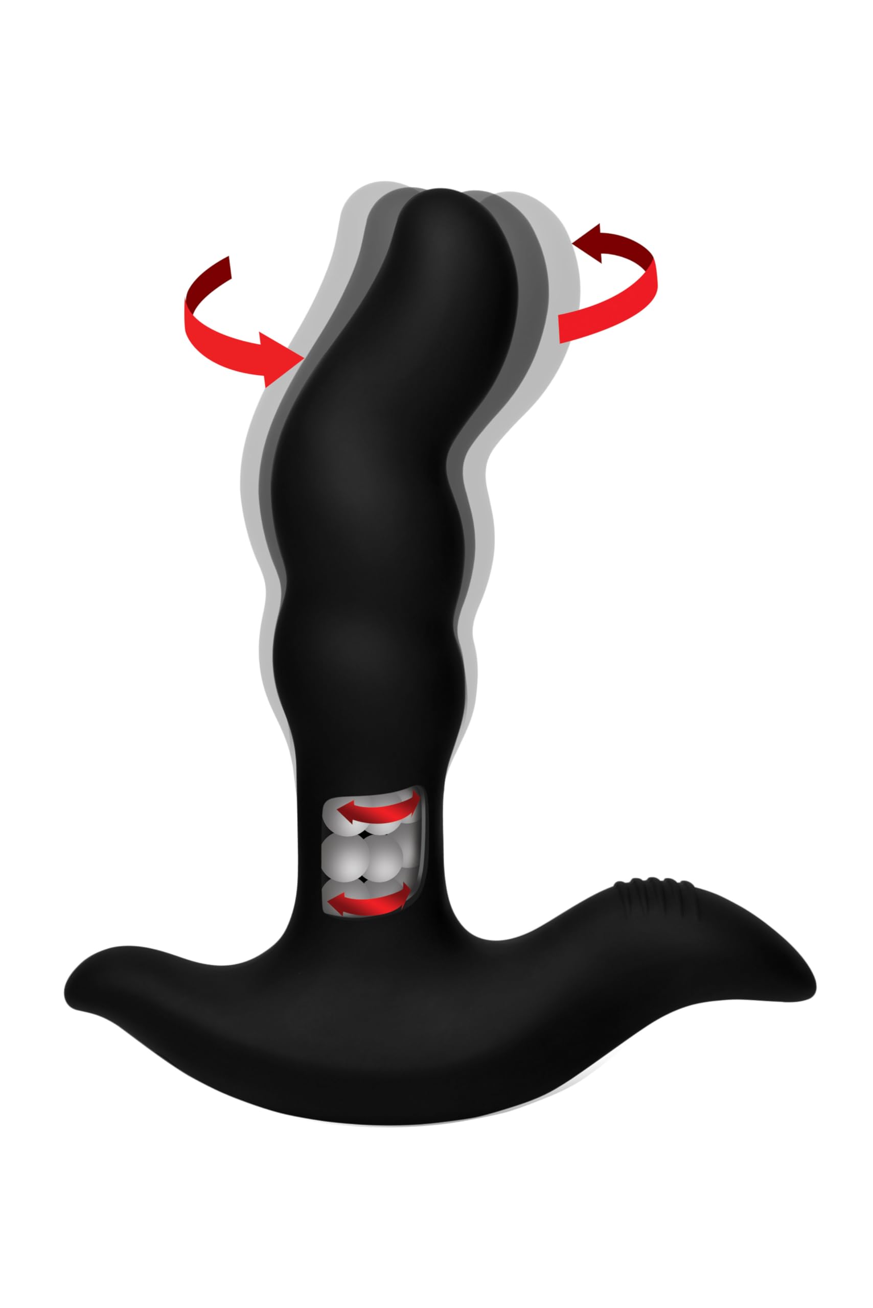 Amazon.com: Prostatic Play Rimstatic Curved Rotating Plug with Remote :  Health & Household