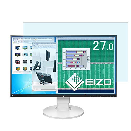 EIZO FlexScan EV2780-WT 27インチ ホワイト 対応 ブルーライトカットフィルム 液晶保護フィルム 光沢仕様 指紋防止 気泡レス 抗菌 PCフィルター専門工房