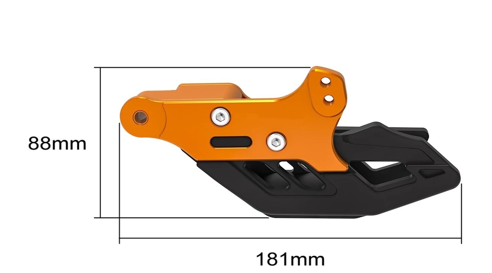 Osłona łańcucha Osłona Prowadnicy Łańcucha Adventure Dla 390 690 Pasuje Do Husqvarna Enduro/R SMC/R Motocyklowego Łańcucha Ochraniacz(Black)