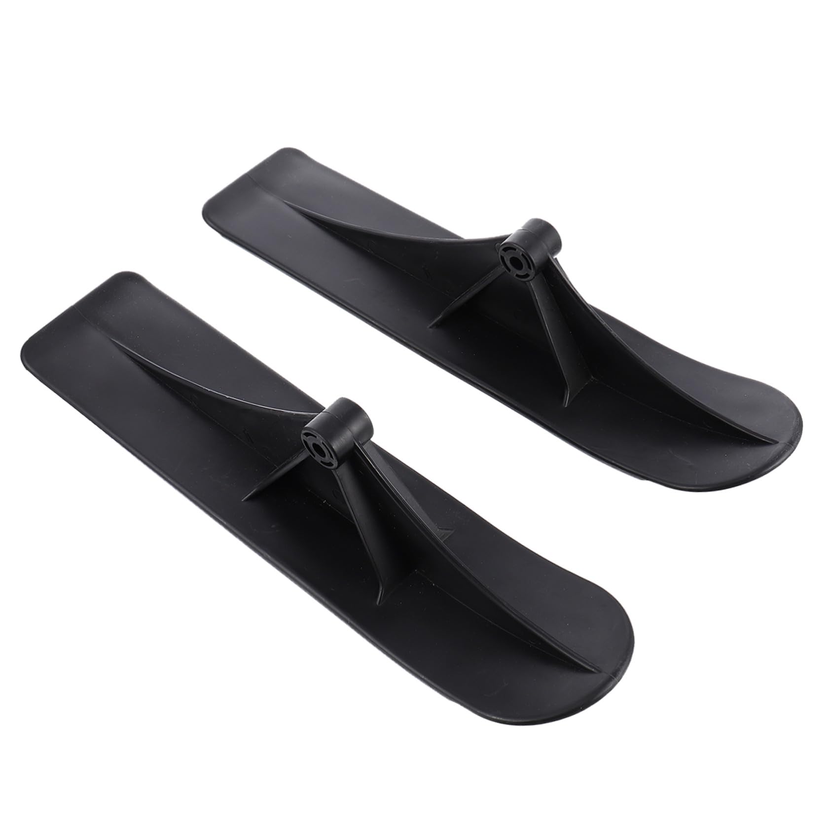 Hemobllo Kit de Scooter de Ski 125 Roues en PP pour Garçon et Filles | 1 Paire, Noir, Compatible Balance Trottinette, Installation Facile, Résistance aux Basses Températures
