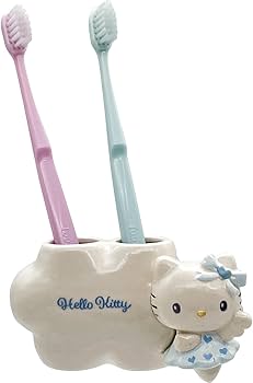 キティ　砂時計　歯ブラシスタンド　サンリオ 平成レトロ ハローキティ 砂時計 付き ハブラシスタンド ペンスタンド