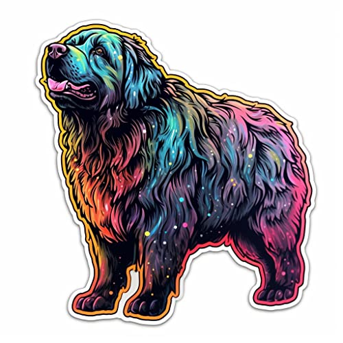 Image of Yoonek Graphics Newfoundland Dog Vinyl Decal Sticker for Car, Laptop, Tumbler, More. #009697-4 inch