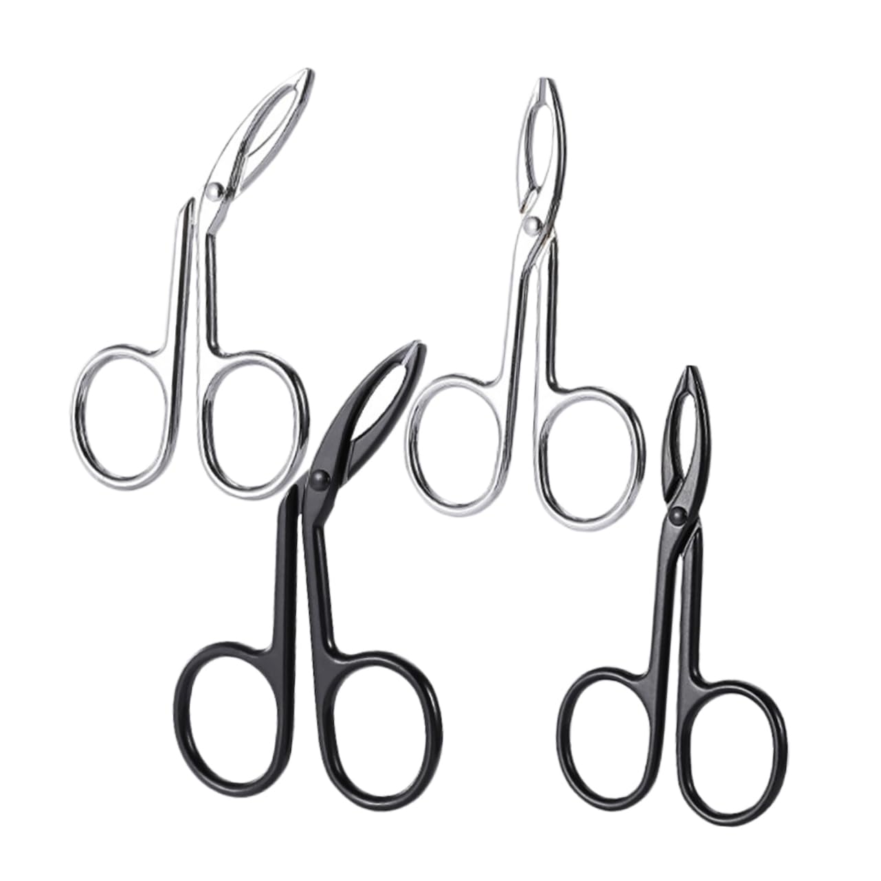 VALICLUD 5 Set Pinze Per Sopracciglia Fronte Pinzetta Attrezzo Sopracciglio Pinzette Per Del Viso Da Donna Sul Mento Pinzette Per Sopracciglia Da Donna Acciaio Inossidabile 4 Pezzi*5