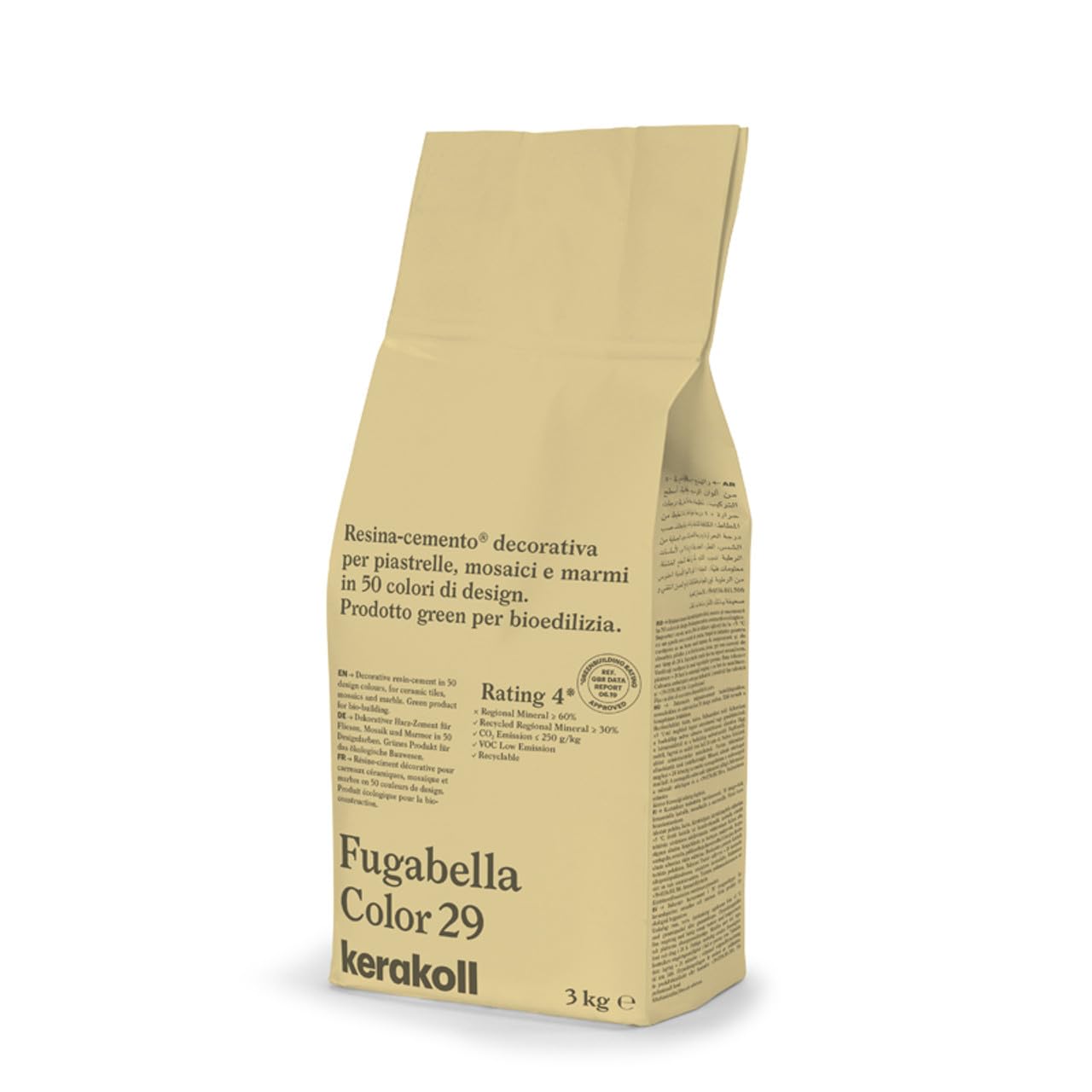 Kerakoll Fugabella Color Grout 3kg, 50 Colours (29, 3kg Bag)