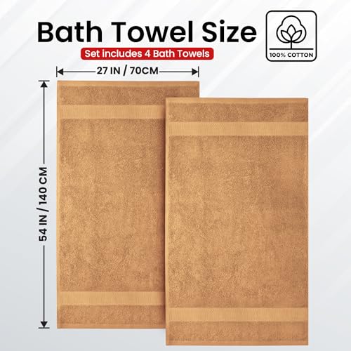 Toallas de baño de lujo de algodón absorbente Infinitee Xclusives 4
