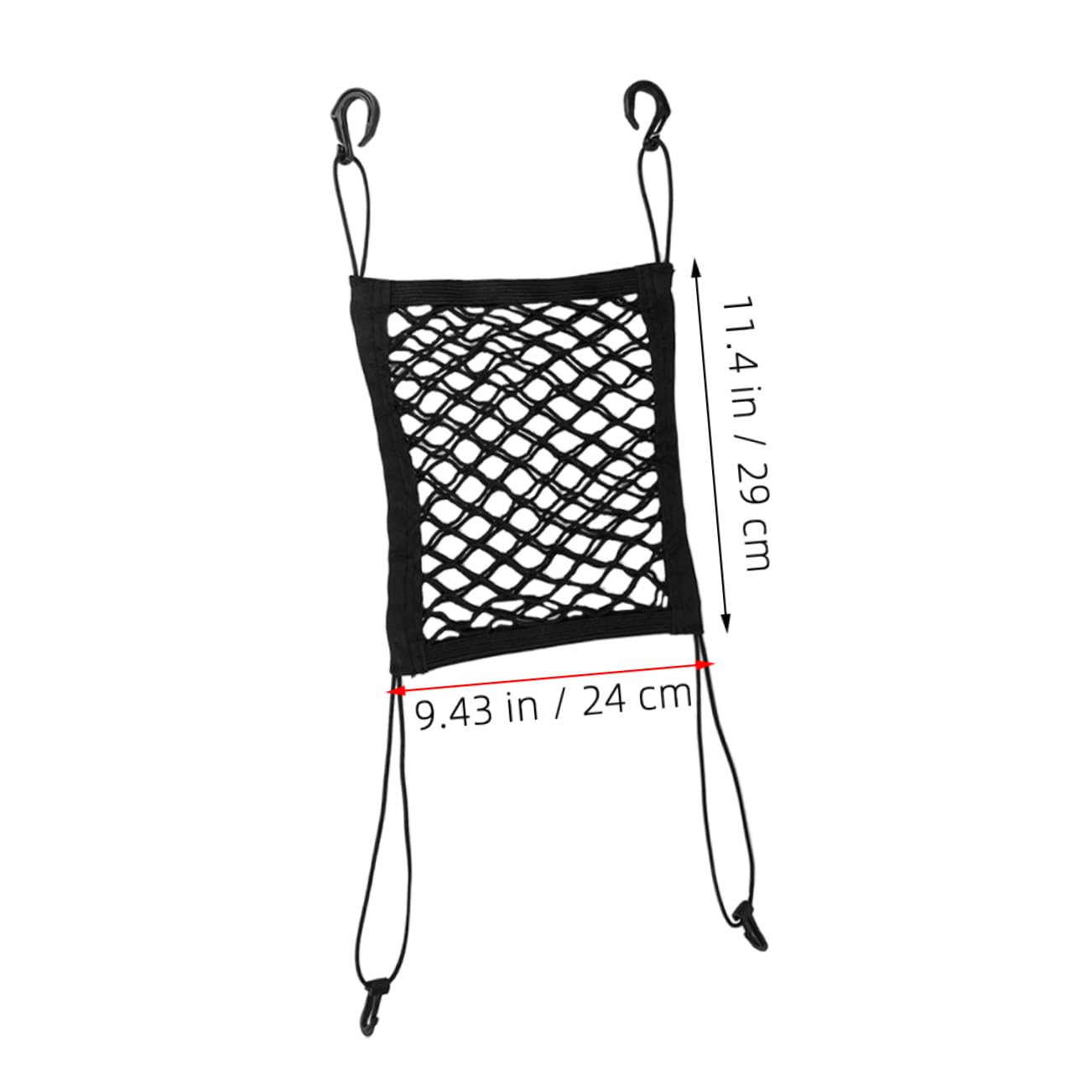 ifundom Dog Car Divider Auto Pet Safety Barrier Car Backseat Organizer Pet Isolation Net Small Cargo Net