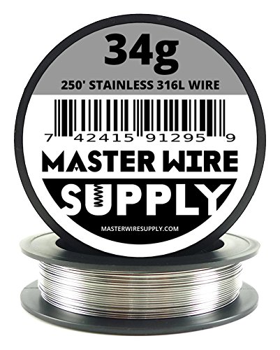 Stainless Steel 316L - 250' - 34 Gauge Wire