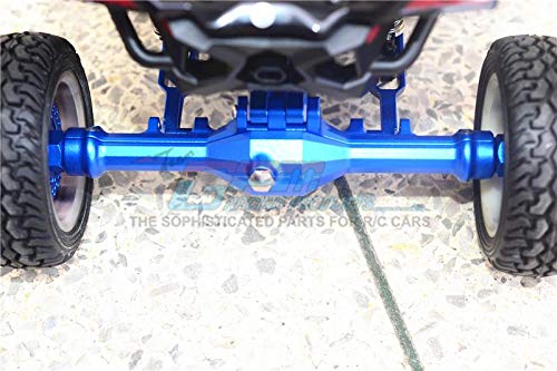 Axial Yeti Jr. SCORE / Yeti Jr. Can-Am Maverick Upgrade Parts Aluminium Rear Gear Box - 1 Set Grey Silver