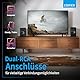 EDIFIER Studio R1380T 2.0 Regallautsprecher-System (42 Watt) im Echtholzgehäuse (MDF). Zwei LINE IN Anschlüsse. Infrarot-Fernbedienung und seitliche Bedienelemente für Bässe, Höhen und Lautstärke.