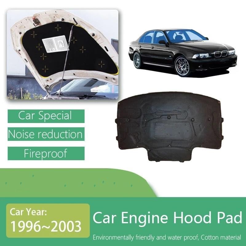 Tapis d'isolation de capot pour BMW E39 M5 pour trajets calmes