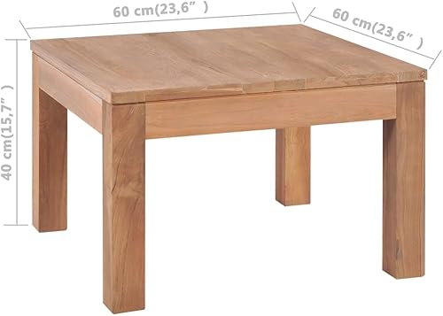 Miniatura 2 de Mesa auxiliar de estar, mesa de centro baja, adecuada para dormitorio, salón, oficina, sala de estar, estudio, apartamento, sala de estar, madera de