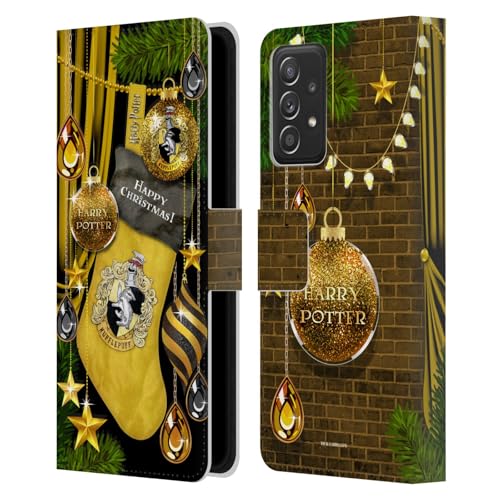Coque Noël Harry Potter Poufsouffle cadeau Galaxy A52