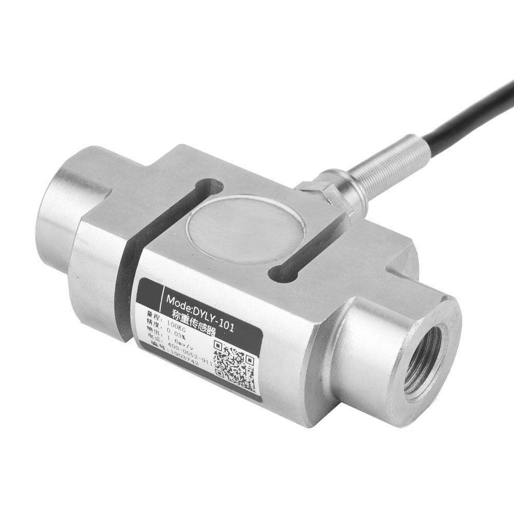 0~100 kg Wägezelle, YZC-526 Zugsensor aus legiertem Stahl/S-Typ Zugdruck-Wägezellen-Wägesensor für Materialprüfmaschinen, Trichterwaagen