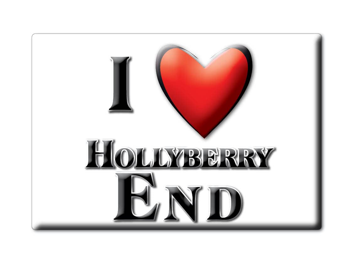 Enjoymagnets HOLLYBERRY END (ENG) FRIDGE MAGNET ENGLAND ENGLAND SOUVENIR I LOVE GIFT PRESENT