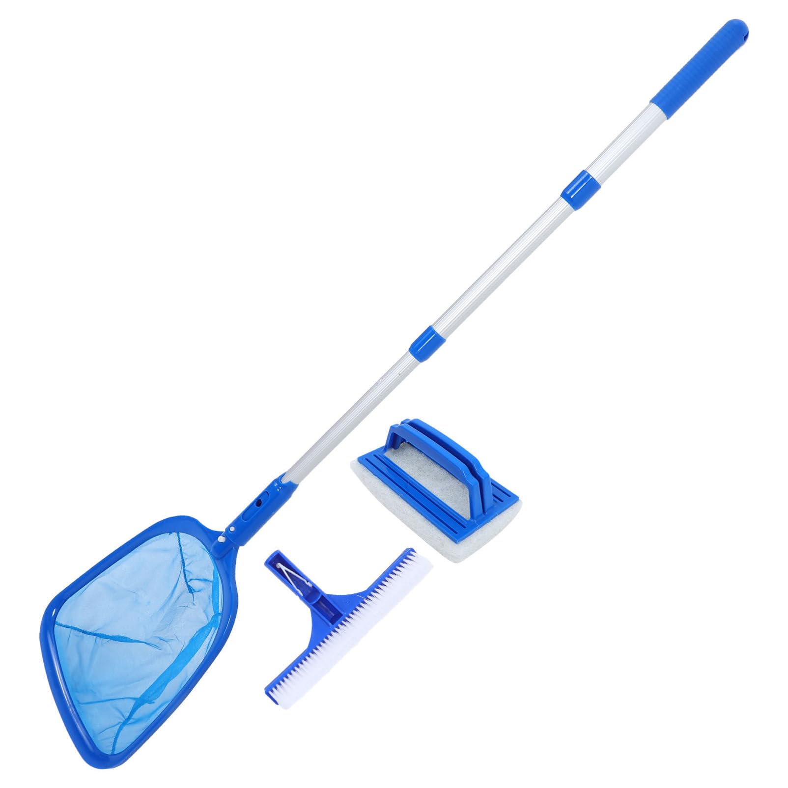 BESPORTBLE Leichter Bodensauger Pool Skimmer aus Aluminiumlegierung und Pp für Effektive Reinigung von Poolböden und Aufblasbaren Pools Praktisches Poolzubehör in Blau