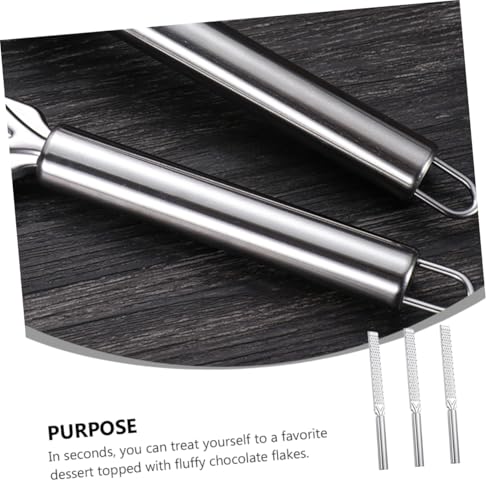 Set de 3 ralladores de acero inoxidable con mango largo miniatura 7