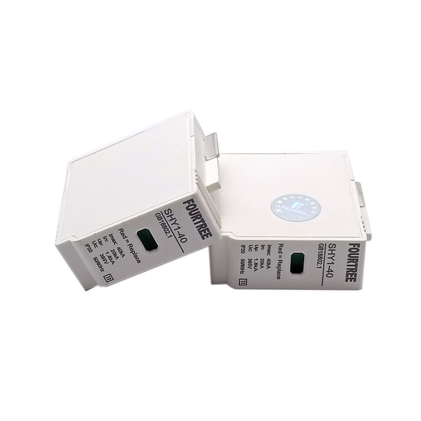 Pièces de rechange SPD remplace les inserts de remplacement modulaires AC 275V 385V 420V for parafoudre parafoudre basse tension (Color : 10-20ka, Size : 1Pcs Modular 145V)
