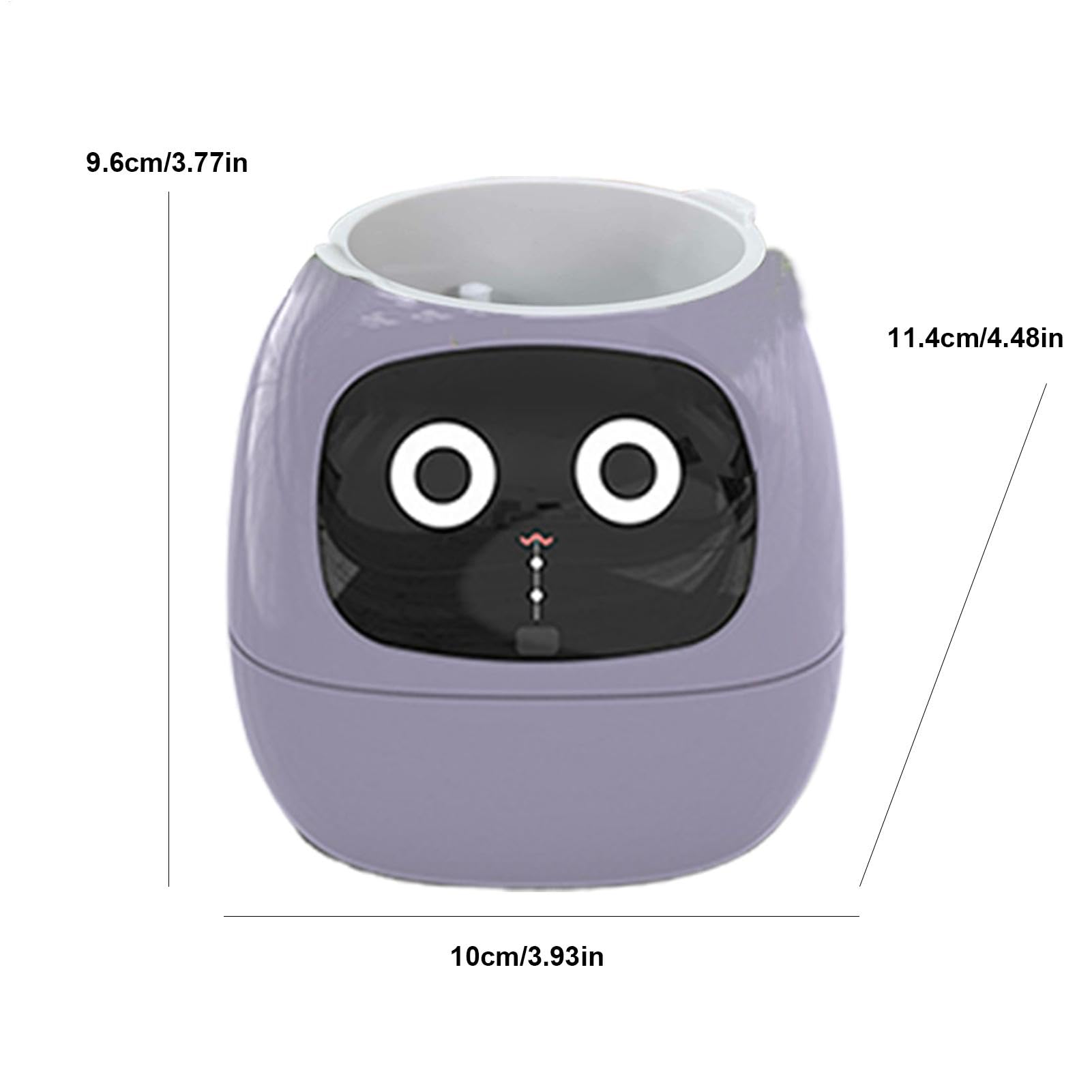 Smart Plant Pot - Adorabile fioriera automatizzata per interni | compagno di piante interattivo, vaso intelligente per piante da interno con funzioni automatizzate, seguace delle piante