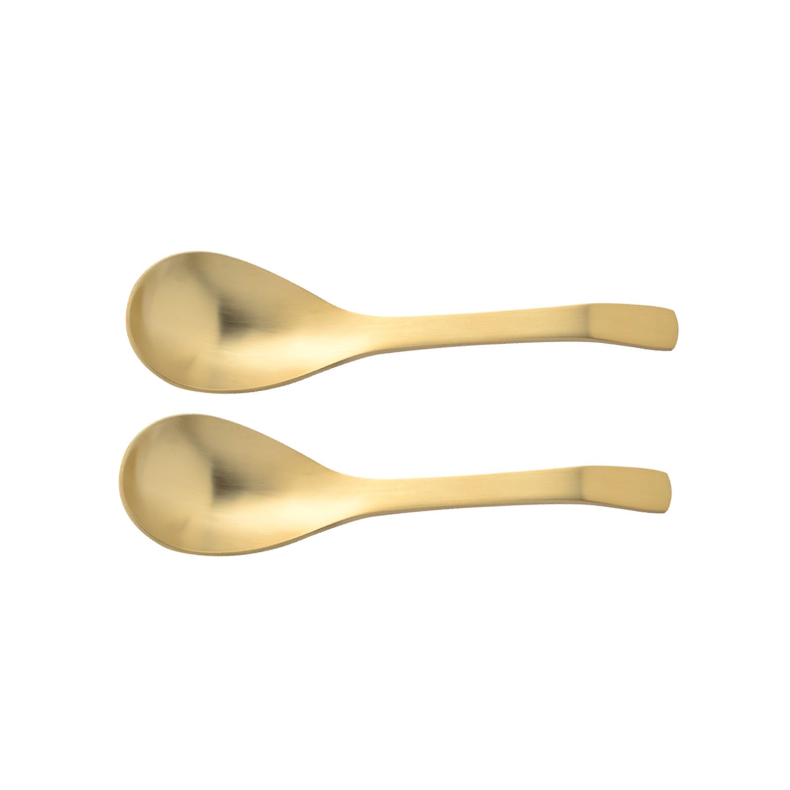 Cuillère à soupe en cuivre pur à 99 % - 16 cm - En laiton forgé à la main - Convient pour les repas à la maison, les restaurants, les desserts, les gâteaux, la crème glacée (2)