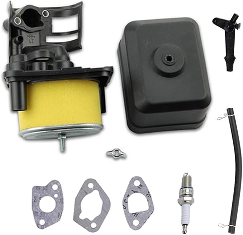 Miniatura 6 de Carburador GX200 Gx160+Conjunto de carcasa de filtro de aire+Kit de bujía para GX120 GX140 GX160 GX168 GX200 5.5hp 6.5hp generador de motor pequeño