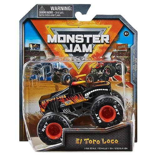 Monster Jam El Toro Loco Black, le cadeau idéal pour fan de cascades 1:64