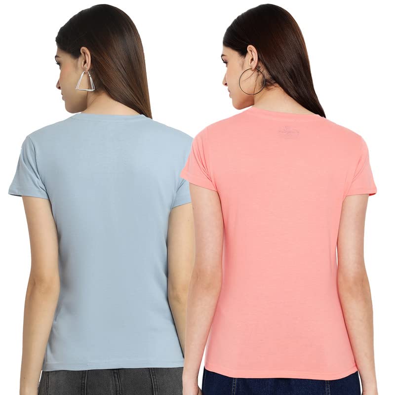 Image of Preneum Women's Letter Print Regular Fit T-Shirt
