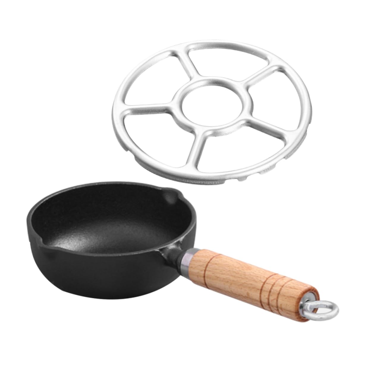 KICHOUSE 1set Small Butter Melting Pot Handle Versatile Cooking Pan for Frying Heating Sauces Nonstick Design for Easy Cleaning for Induction Gas Stoves Frying Tool
