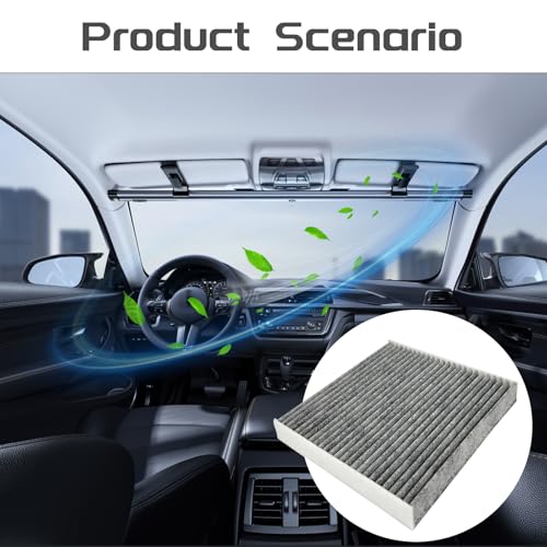 USTOPF1T Car Air Filter, Car Cabin Air Filter, Activated Carbon Filter, Auto Air Conditioning Filter Replacement Parts, Automotive Interior Accessories, OEM#80292-SDG-W01 - Image 8