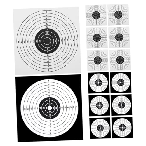 NAMOARLY 200pcs Target Paper Pack Precision Sheets Arrow Targets for Backyard Shooting Practice