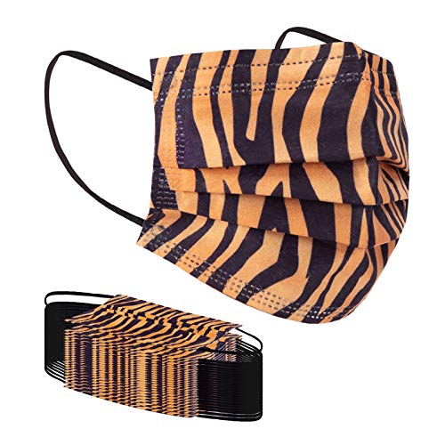 Disposable Face Masks Breathable Face Mask 3 Ply with Elastic Earloops Mouth Cover 50 Pcs