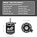 3548 1400KV Brushless Outrunner Motor with AM32 80A Brushless ESC Electric Speed Controller for 1/10 Remote Control Crawler Upgrade