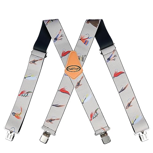Image of MELOTOUGH Men's Suspenders w /Clip Heavy Duty suspenders for men Big and Tall Work suspenders for Jeans