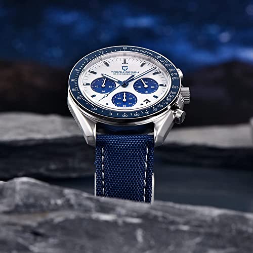 Image of LACZ DENTON Pagani Design PD1701V3 Men's Watches Quartz Men Chronograph Stainless Steel Sports Watches for Mens Waterproof Watches Japan VK63 Movement