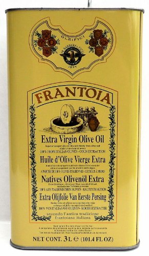 Barbera Frantoia Unfiltered Extra Virgin Olive Oil 3 liter tin from Sicily Italy