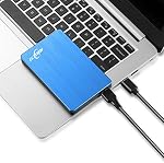 NRICO Portable External Hard Drive, USB 3.0, 2.5 Inch, Compatible with PC, Mac, Desktop (Blue, 500, GB) | 2.5inch Storage Compatible for PC, Mac, Desktop,PS4